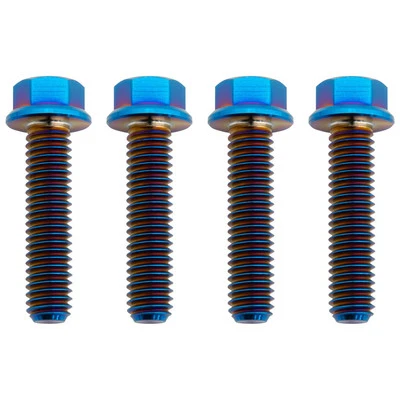 Kit de pernos de control de manillar Tusk Titanium azul quemado para KTM HUSQVARNA 65 85 Foto 1 de 3