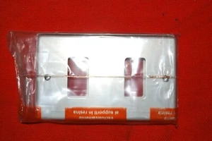 coppia BTICINO MAGIC PLACCA 2 POSTI alluminio  IN METALLO 503/12B - Foto 1 di 1