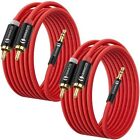 RCA to 3.5mm, RCA to Aux Cable, RCA Y Cable for AV Receiver, HiFi Amplifier, ...