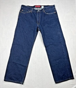 Levi's Vintage Y2K 529 blau Denim Jeans 38 x 32 Herren Low Rise Straight Made in USA 2002 - Bild 1 von 12