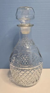 Princess House Crystal Wine Liquor Decanter Carafe w Stopper 32oz Barware Vtg - Picture 1 of 15