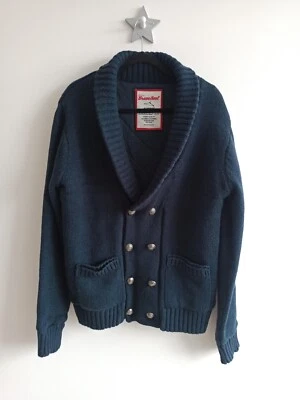 BRAVE SOUL Men's Double Button Knit Cardigan Pockets Warm Size L - Image 1 of 4