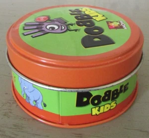 Jeu de société Dobble Kids Asmodee 2014 De 2 à 5 joueurs 4 ans+ Boîte métal - Photo 1/6