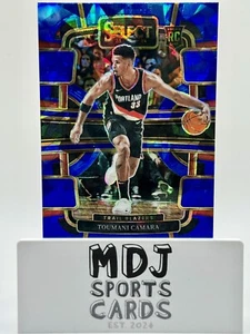 2023-24 Panini Select Toumani Camara RC Blue Cracked Ice Prizm #81 - Trail Blazers - Bild 1 von 1