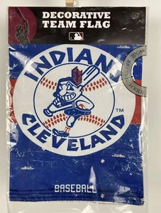 Cleveland Indians Chief Wahoo Jardín Decorativo Equipo Yarda Bandera MLB - Imagen 1 de 4