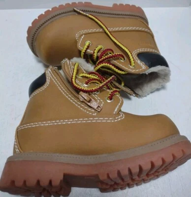 BOTAS DE SENDERISMO BRONCEADAS PARA NIÑOS PEQUEÑOS TALLA 6 MARCA SMART FIT CON CIERRE DE CREMALLERA EXCELENTE ESTADO Foto 1 de 4