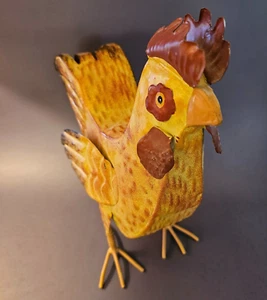 Metal Statue for Outdoor Chicken Sculpture Yard Art Kitchen Decoration - Picture 1 of 9