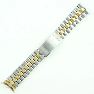Vintage 19mm Mido Herren Armbanduhr Band Hong Kong Bicolor for Parts - Bild 1 von 4