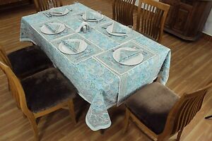 Dining Tablecloth, Cotton Table Cover, Floral Table Linen, Gift for Her