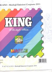 Fogli Marini King Vaticano 2011 emissioni congiunte minifogli - Picture 1 of 1