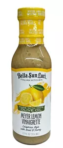 Bella Sun Luci Meyer Lemon Vinaigrette Made with Olive Oil Dressing 12 oz - Picture 1 of 3