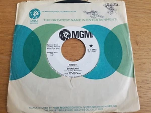 EVENSONG - Firefly / Dodos And Dinosaurs 1973 FOLK ROCK PROMO 7" mgm - Imagen 1 de 2
