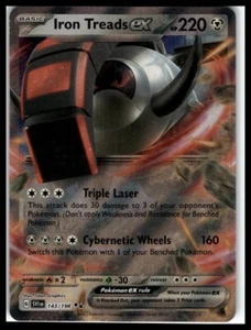 Iron Treads ex #143/198 SV01: Scarlet & Violet Base Set Pokemon Card - Picture 1 of 2