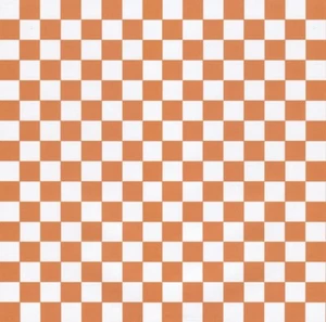 University of Tennessee Volunteers CHECKERBOARD NCAA Scrapbook Paper 12x12"  - Picture 1 of 1