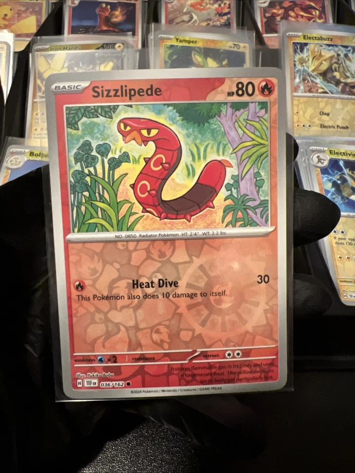 Sizzlipede 036/162 Sv05: Temporal Forces Reverse Holo - Image 1 of 1