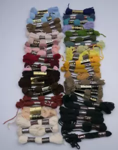 x50 Wool Embroidery Tapestry Threads Floss Sewing Craft Anchor DMC Coats - Picture 1 of 24