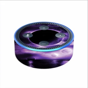 Skin Decal for Amazon Echo Dot 2 (2nd generation) / Eclipsed Moon purple sky - Picture 1 of 1