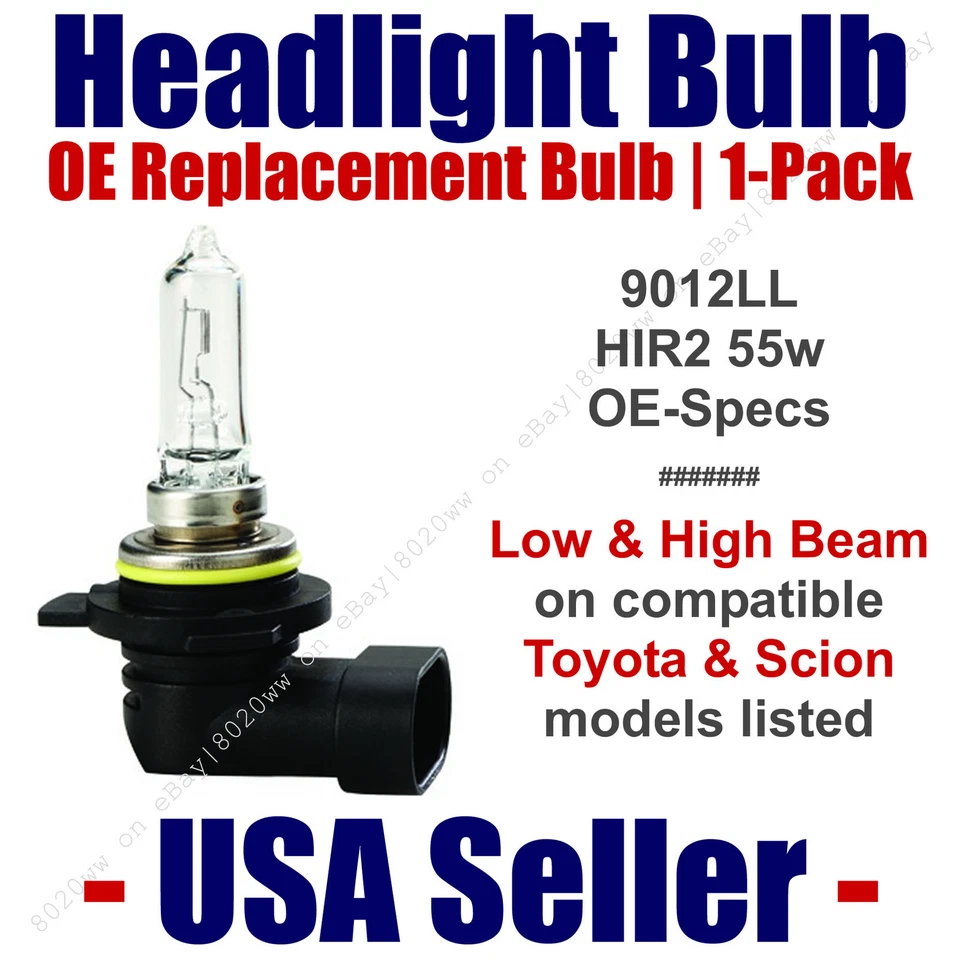 Bombilla de faro haz alto/bajo OE repuesto para Toyota y Scion listados - 9012 Foto 1 de 1