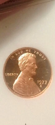 1977 S Proof Lincoln Memorial Cent  - Image 1 of 2