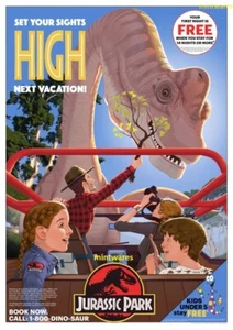 Jurassic Park Open Edition Variant Fine Art Print Poster 16.5 x 23.4 Mondo NEW - Picture 1 of 1