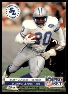 1992 Pro Set #13 Barry Sanders HOF Detroit Lions NR-MINT - Picture 1 of 2