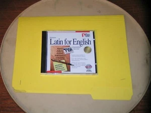 PRO ONE MULTI-MEDIA "LATIN FOR ENGLISH" CD-ROM IN ORIGINAL CASE - Picture 1 of 2