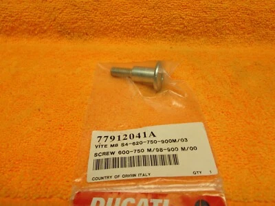 Tornillo de palanca de cambio de marchas Ducati Monster 600 750 900 nuevo 77912041A Foto 1 de 2