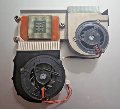 Dissipador de calor para laptop Sony Vaio PCG-K PCG-9RFL prata e 2 x ventiladores 90WFANJE2'04WK32 - Imagem 1 de 4