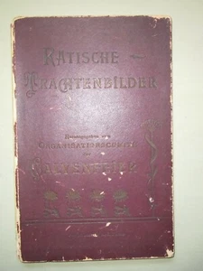 1890s RATISCHE TRACHTENBILDER LITHOGRAPHS SWITZERLAND BOOK COSTUMES HC 12 LITHOS - Picture 1 of 4