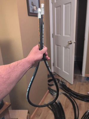 AGT Miva China Mini Excavator M14x1.5x 60" Hydraulic Hose New Both Ends Straight