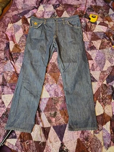 Wenaas FR Jeans Herren 38x30 Blau Flammhemmend Arbeit Relaxed Fit Dark Wash - Bild 1 von 11