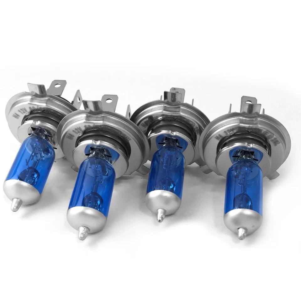 For Jeep Cherokee 1989-2001 Low High Beam Xenon H4 H4 Headlight Bulbs Set Lamp - Image 1 of 1