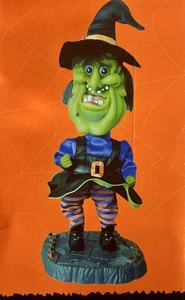 Big Head Dancing Witch Gemmy Sings "I Want Candy" Halloween ~17" Figure - New - Picture 1 of 7