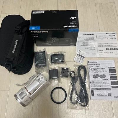Panasonic HC-VX2M 4K Camcorder Pure White with Battery and Accessories - Image 1 of 4