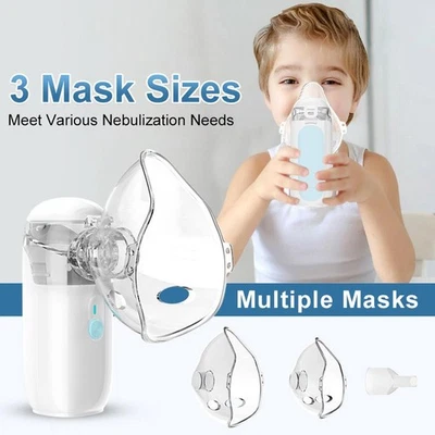 Handheld Micro-Mesh Nebulizer Humidifier Silent Atomizer Inhaler Y4D4