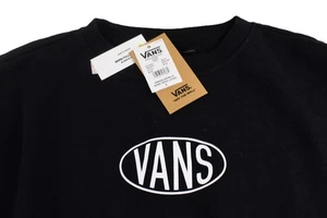 SUDADERA VANS MUJER NEGRA PICADA TALLA GRANDE NUEVA CON ETIQUETAS PRECIO DE VENTA SUGERIDO POR EL FABRICANTE $45 - Imagen 1 de 7