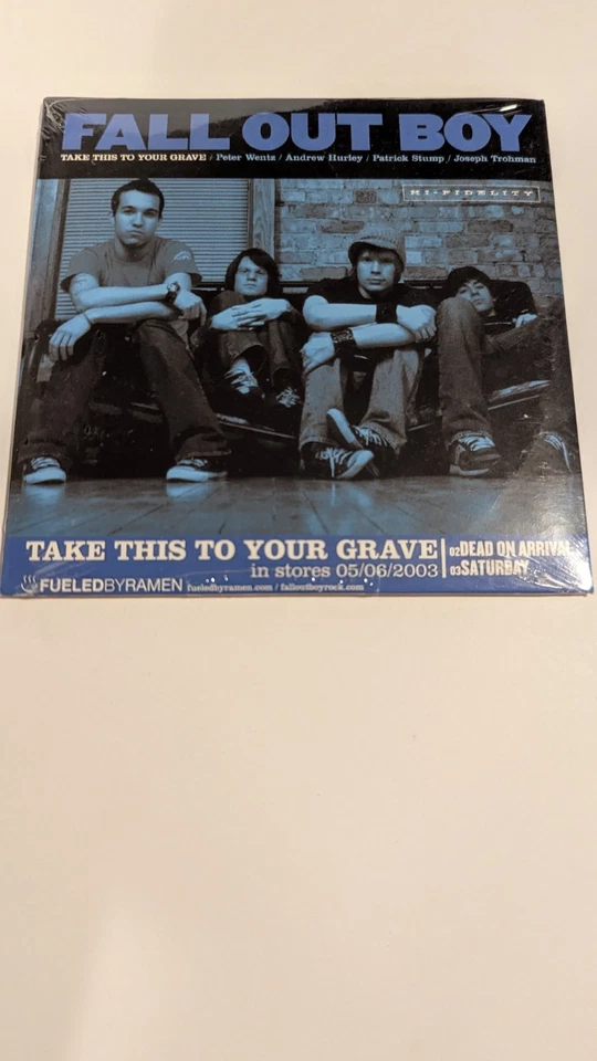 Fall Out Boy - Take This to Your Grave - Promo Sampler CD SEALED Fueled by Ramen - Image 1 of 2