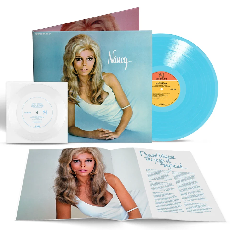 NANCY SINATRA - Nancy Vinyl Record "Mother's Blue Eyes" Color Variant Foto 1 de 1