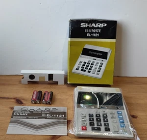Sharp Elsi Mate EL-1121 Calculator Boxed - Vintage - New Old Stock - Picture 1 of 17