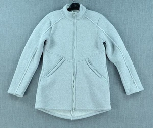 Avalanche Jacket Women's M Grey Outdoor Fleece Sherpa Lined Coat Full Zip - Picture 1 of 11