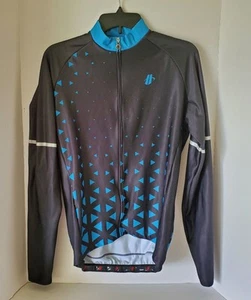 Hincapie Men’s 2 pc set Cycling long sleeve jacket & Bib Shorts Size S pockets - Picture 1 of 14