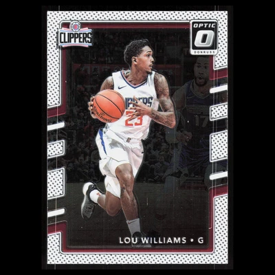 Lou Williams #65 2017-18 Donruss Optic Los Angeles Clippers Basketball Card NBA - Image 1 of 3