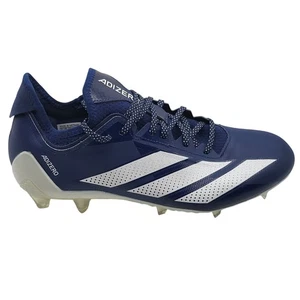 Adidas Adizero Electric.1 Football Cleats Navy White Men's 10.5 Lightweight NWOB - Picture 1 of 10