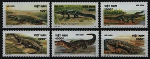 Vietnam 1994 - Mi-Nr. 2609-2614 (*) - ohne Gummi verausgabt - Krokodile - Picture 1 of 1