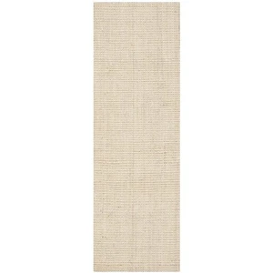 Natural Fiber Red Large Rectangle Rug Ivory Runner 2'-3" X 7' - Picture 1 of 1