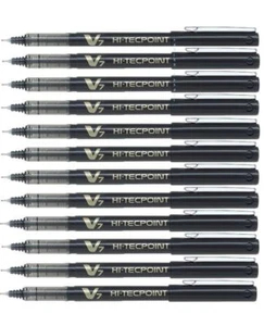 Pilot Hi-Tec Point V7 penna a sfera inchiostro liquido 0,7 mm nera più economica su eBay - Foto 1 di 3