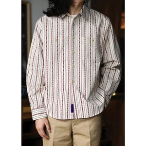 Nttitudoo MFG NAVAJO PRINT CORDUROY SHIRT (DR0122) - Picture 1 of 11