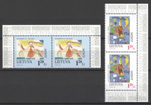Lithuania 1997. Kinder paintings / folk tales set in corner-pair MNH (**) - Picture 1 of 1