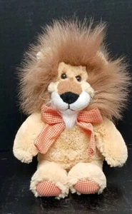 Animal Adventure León Peluche Marrón Tostado Naranja Cinta Guinga Juguete 12" 2008 - Imagen 1 de 7