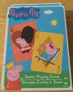 Tarjetas de Juego Spinmaster Niños PEPPA PIG Jumbo ¡Nuevas! - Imagen 1 de 1